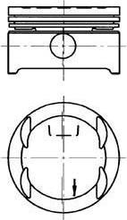 Kolbenschmidt 94637610 поршень на OPEL ASTRA G универсал (F35_)