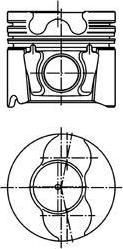 KOLBENSCHMIDT Поршень ДВС Alfa. Fiat 1.9JTD-2.4JTD 185A6/186.230=82 3x2x3 std 97> (94966600)