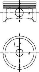 KOLBENSCHMIDT Поршнекомплект Focus/C-max 04-/Mondeo lll 2.0 16V/Mazda 3/5/6 (99457600)