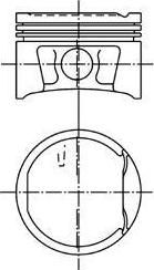 KOLBENSCHMIDT Поршнекомплект Clio ll/Kangoo/Megane ll/Laguna/Logan 1.6 K4M (99746610)