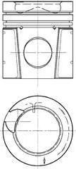 KOLBENSCHMIDT Поршнекомплект двигателя (99900600)