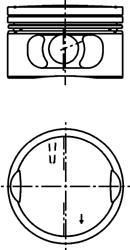 Kolbenschmidt 99942600 поршень на VW PASSAT Variant (3B6)