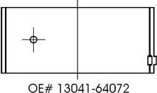 KOLBENSCHMIDT Вкладыши двигателя шатунные Toyota 1.8D/2.0D 1C/2C-T 90> std (4) (CB-1453A STD)