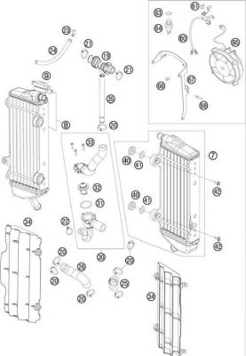 KTM 81235943000 Кронштейн вентилятора