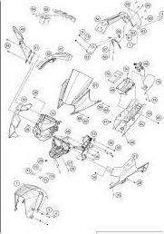 KTM 90508004000 Крепеж обтекателя