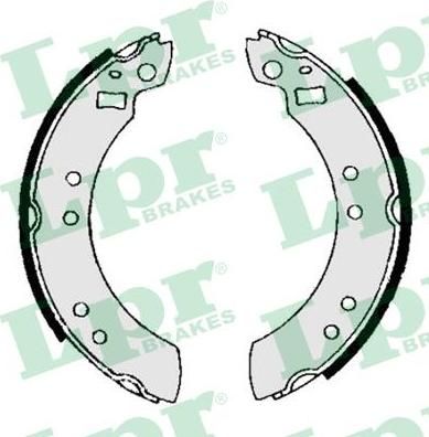 LPR 00600 Колодки тормозные барабанные FORD ESCORT/VOLVO 340/360 74-88 (32876005)