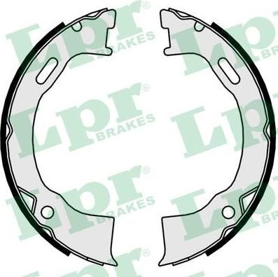 LPR 01020 комплект тормозных колодок, стояночная тормозная с на JEEP CHEROKEE (KJ)