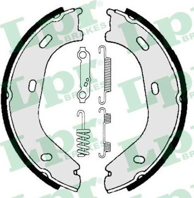 LPR 01839 Колодки тормозные барабанные MB W123 160X25 (361196)