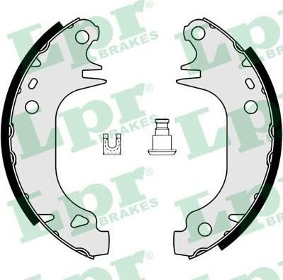 LPR 02900 02900 Барабанная тормозная колодка