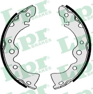 LPR 04870 Колодки тормозные барабанные NISSAN BLUEBIRD SYLPHY, LIBERTY (M10, NM10), PRAIR (4406004A00)
