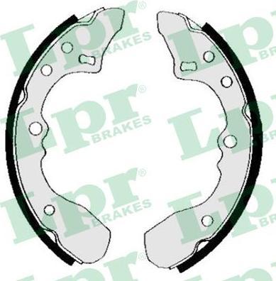 LPR 05320 Колодки тормозные барабанные MAZDA 323 1.3-1.7D 81-89 (BL532638Z9A)