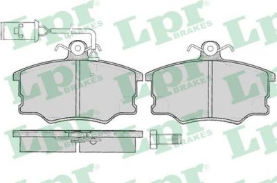 LPR 05P033 комплект тормозных колодок, дисковый тормоз на ALFA ROMEO 164 (164)