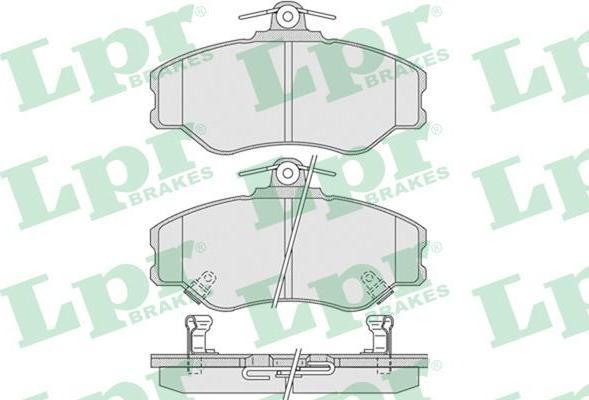 LPR 05P1009 05P1009 Дисковая тормозная колодка