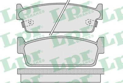 LPR 05P1010 комплект тормозных колодок, дисковый тормоз на NISSAN 200 SX (S13)