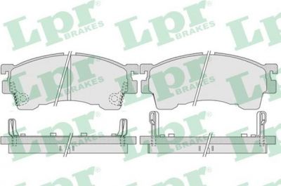 LPR 05P1017 05P1017 Дисковая тормозная колодка