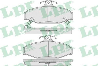 LPR 05P1018 05P1018 Дисковая тормозная колодка