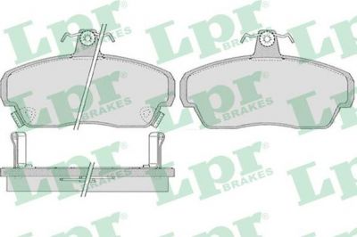 LPR 05P1034 КОМПЛЕКТ ТОРМОЗНЫХ КОЛОДОК, ДИСКОВЫЙ ТОРМОЗ