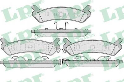 LPR 05P1039 05P1039 Дисковая тормозная колодка