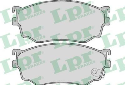 LPR 05P1046 Колодки тормозные дисковые MAZDA 626 97-02/PREMACY 99- передние (CBY43323Z)