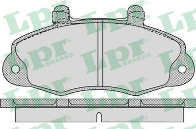 LPR 05P1059 Колодки тормозные передние FORD TRANSIT 91-00 (1074971)