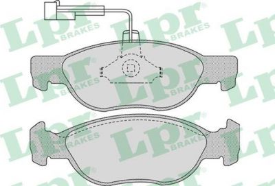LPR 05P1076 05P1076 Дисковая тормозная колодка