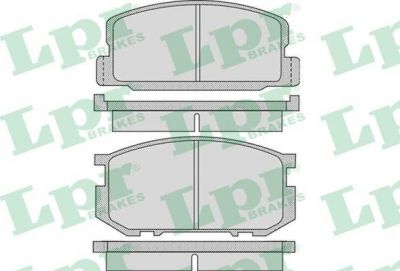 LPR 05P1116 комплект тормозных колодок, дисковый тормоз на TOYOTA CELICA купе (RA4_, TA4_)