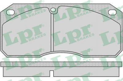 LPR 05P1149 комплект тормозных колодок, дисковый тормоз на VOLVO FL 6