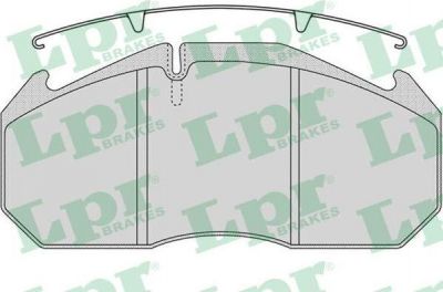 LPR 05P1162 комплект тормозных колодок, дисковый тормоз на MAN E 2000