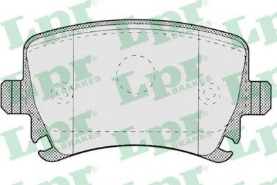 LPR 05P1219 Колодки тормозные дисковые VOLKSWAGEN TOURAN 03>/CADDY/G5/G6 задние (1K0698451H)