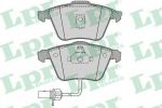 LPR 05P1230 Колодки тормозные дисковые AUDI A6/ALLROAD 97-05 передние (4B0698151R)