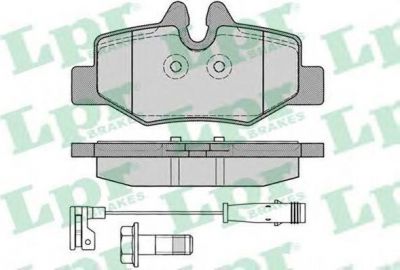 LPR 05P1246 Колодки тормозные дисковые зад c дат W639 03- (GDB1601) (0004216210)