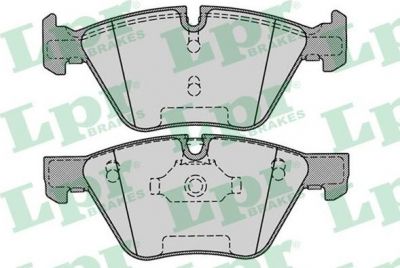 LPR 05P1271 Колодки тормозные дисковые E90/E60 1.8-3.0 03- передние (34116763617)