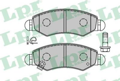 LPR 05P1280 05P1280 Дисковая тормозная колодка