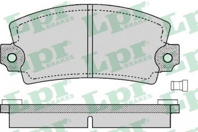 LPR 05P129 комплект тормозных колодок, дисковый тормоз на PEUGEOT 305 I Break (581D)