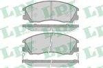 LPR 05P1291 Колодки тормозные дисковые HYUNDAI TERRACAN 01-03 передние (58101H1A00)