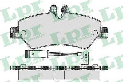 LPR 05P1293 Колодки тормозные зад. MB Sprinter(906) 06-> VW CRAFTER 30-35 30-50 06- 2E0698451 (0044206920)