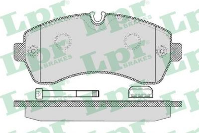 LPR 05P1295K комплект тормозных колодок, дисковый тормоз на MERCEDES-BENZ SPRINTER 5-t c бортовой платформой/ходовая часть (906)