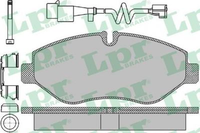 LPR 05P1297B 05P1297B Дисковая тормозная колодка