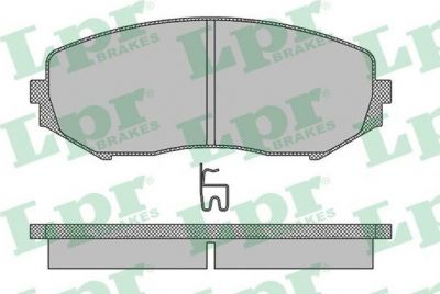 LPR 05P1318 Колодки тормозные перед. Suzuki Grand Vitara 05-> (5520065J11)