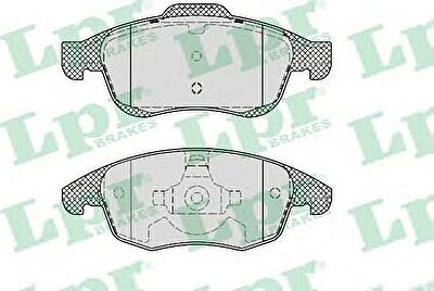 LPR 05P1351 Колодки тормозные дисковые перед. PSA C4 Picasso 1,6/1,8L 07-> (425361)