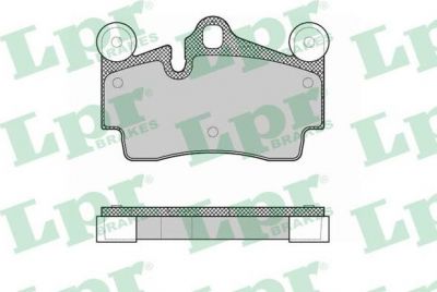 LPR 05P1362 Колодки тормозные задние VW TOUAREG 03> PORSCHE CAYENNE 03> (7L0698451B)