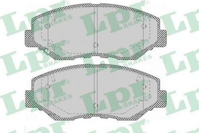 LPR 05P1364 Колодки тормозные передние HONDA CR-V II ELEMENT 02- 141,7X56,8X17,6mm (45022-S9A-E60)