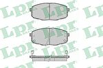 LPR 05P1375 Колодки тормозные передние HYUNDAI i30 07- KIA СEED 07- CARENS 02- (581011HA00)