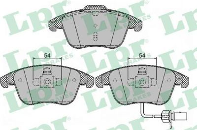 LPR 05P1391 Колодки тормозные дисковые перед. VAG A4/A5 1,8-3,2L 07-> (8K0698151A)