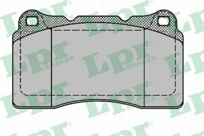 LPR 05P1394 ТОРМ КОЛОДКИ ПЕРЕДН S60R,V70R CH-466812