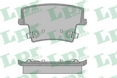 LPR 05P1400 Колодки тормозные CHRYSLER 300C 04- задние