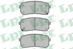 LPR 05P1450 Колодки тормозные дисковые HYUNDAI H1 02-/iX55 3.0 08-/KIA CARNIVAL 06- задние (583024DA00)