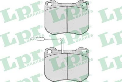 LPR 05P146 комплект тормозных колодок, дисковый тормоз на PEUGEOT 505 Break (551D)