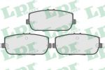 LPR 05P1554 Колодки тормозные дисковые MAZDA MX-5 05- задние (NFY72643Z)