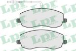 LPR 05P1557 Колодки тормозные дисковые CITROEN C8/PEUGEOT 807 2.0D-2.2D 06- передние (425495)